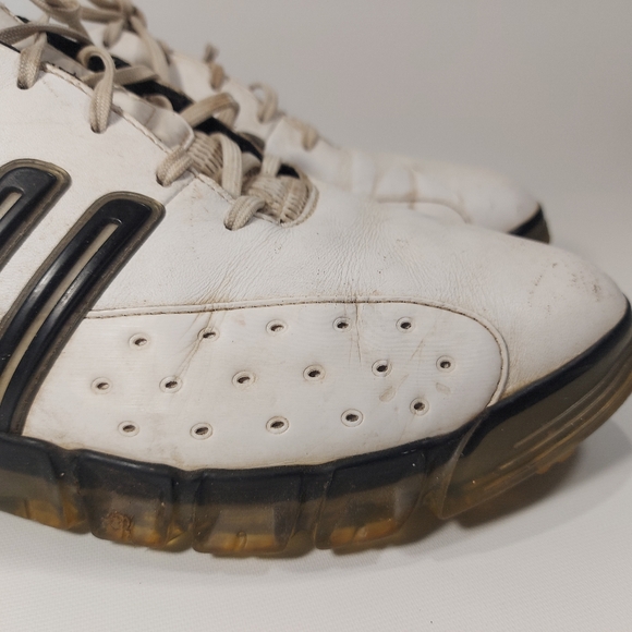 Adidas Powerband Chassis AdiPrene Black White Mens Golf Shoes Size 11.5 - Picture 3 of 12